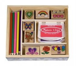 供應卡通木頭印章，兒童玩具，